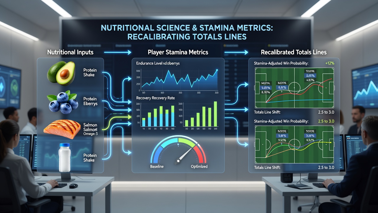 Data visualization of stamina metrics affecting football match totals in tournaments